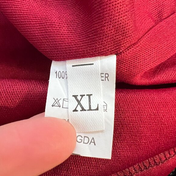 Flapper Dress Gatsby 1920s Fringe Beaded Black Red Party New Year's Themed XL - Picture 9 of 14